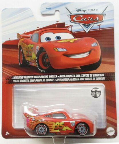 Disney Pixar Cars Lightning Mcqueen With Racing Wheels Toy Sense