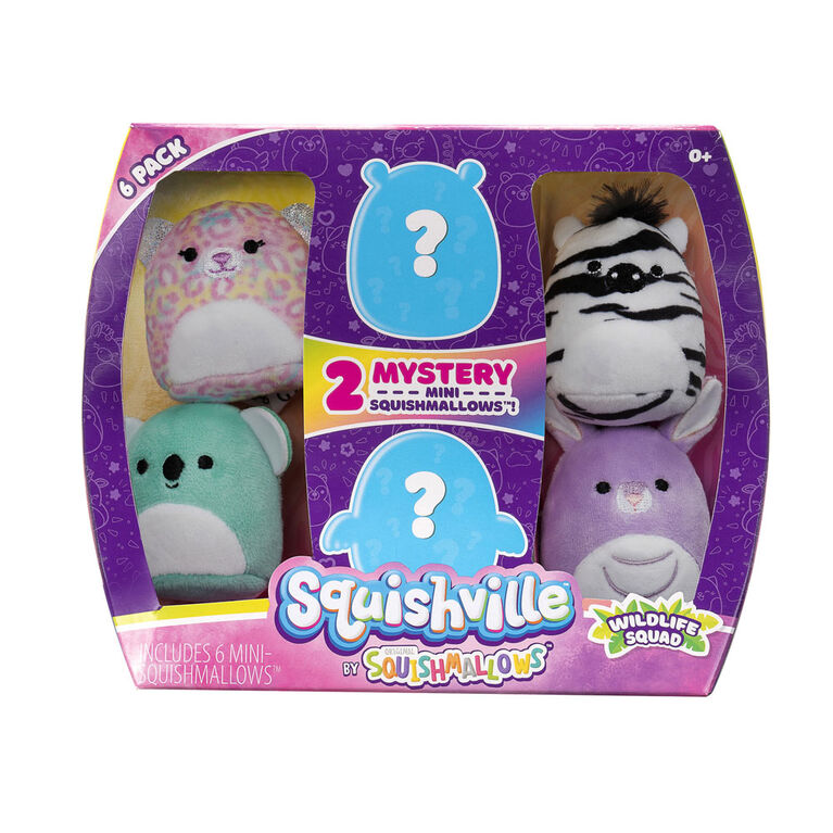 Mystery Mini Squishmallow Pack Wildlife Squad Toy Sense