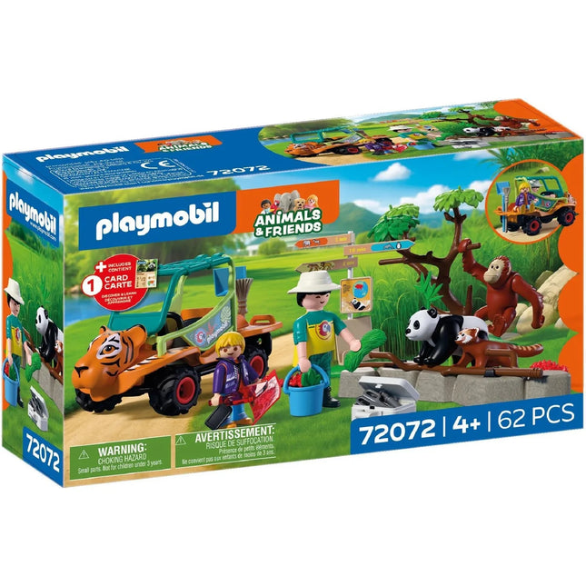 Zoo: Zookeeper with Vehicle