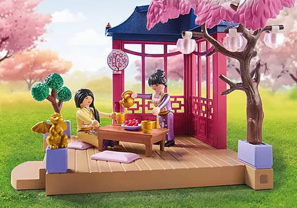 Asian Garden with Panda