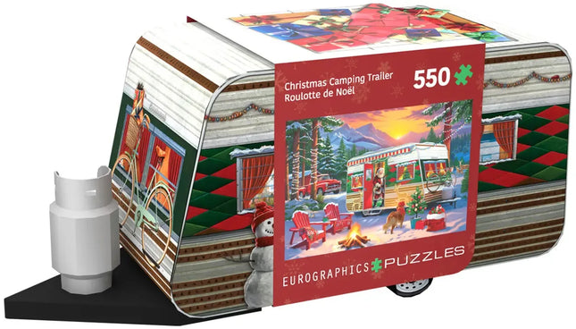 Eurographics - Christmas Camping Trailer Collectible Tin 550pc