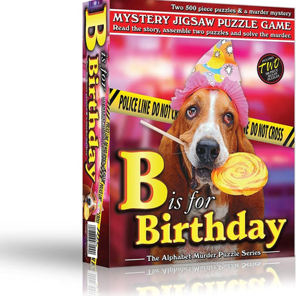 B is for Birthday Mystery Jigsaw Puzzle. 500Pc x 2