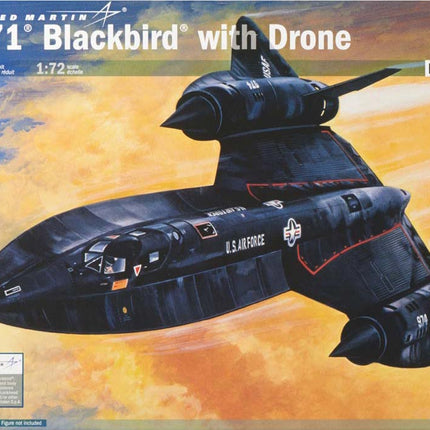 SR-71 Blackbird with Drone 1:72 Scale