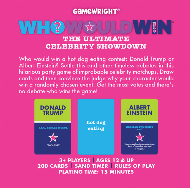 Who Would Win Celebrity Showdown Game