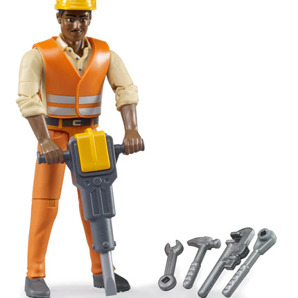 Construction Worker, Medium Skin Tone with Accessory