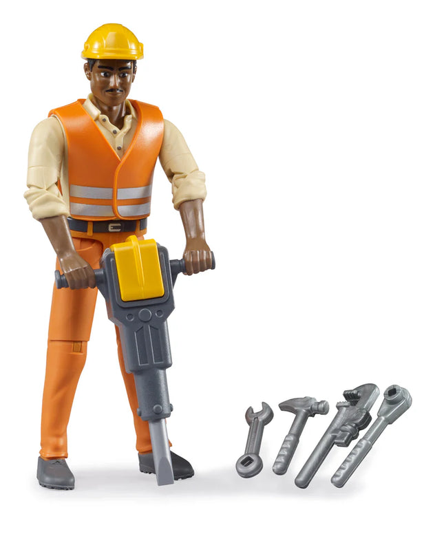 Construction Worker, Medium Skin Tone with Accessory