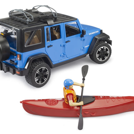 Jeep Wrangler Rubicon Unlimited with Kayak and F igure