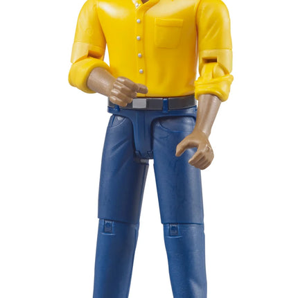 Construction Worker, Medium Skin Tone and Blue Pants