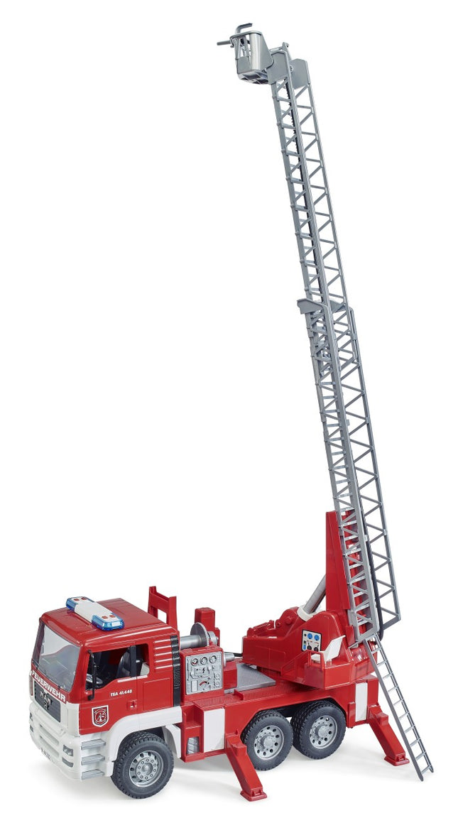 MAN Fire Engine with Turnable Ladder, Water Pump and L/S Module