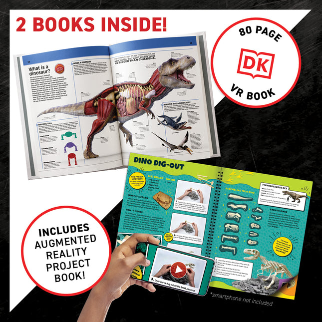 Professor Maxwell's VR Dinosaurs (with DK book)