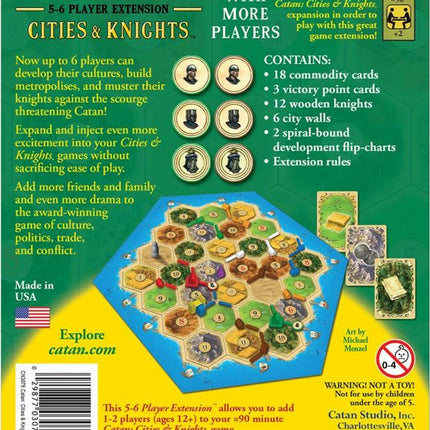 Catan Extension: Cities & Knights 5-6 Player