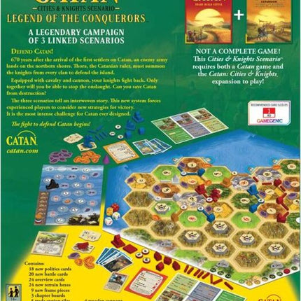 Catan Scenarios: Legend of the Conquerors