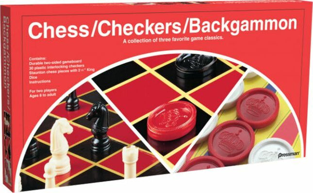 Checkers/Chess/Backgammon-Folding Board