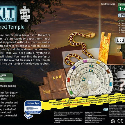 EXIT: The Sacred Temple plus Puzzle