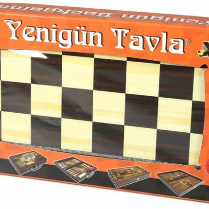 15" Folding Backgammon/Checker Set