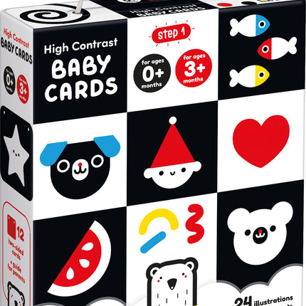High Contrast Baby Cards Birth-3 Months
