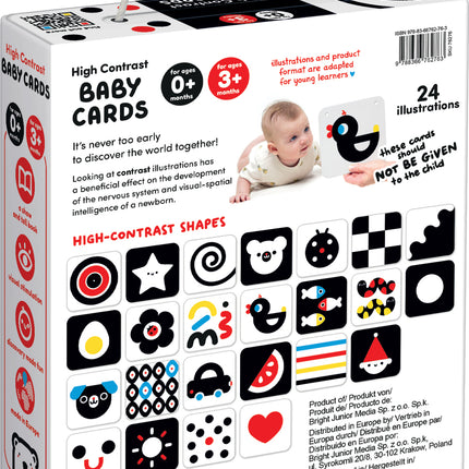 High Contrast Baby Cards Birth-3 Months