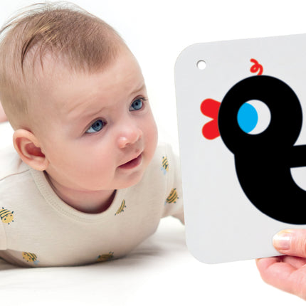 High Contrast Baby Cards Birth-3 Months