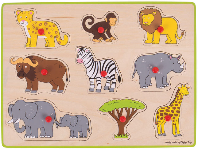 Lift Out Puzzle - Safari