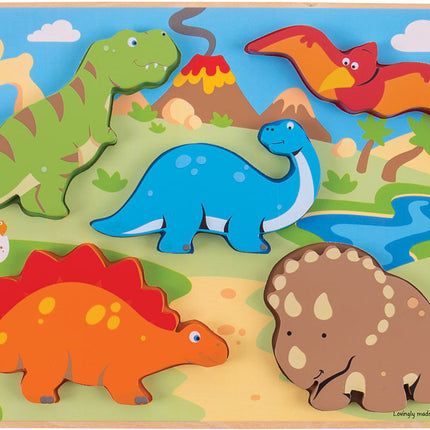 Chunky Lift Out Dinosaurs Puzzle