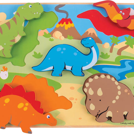 Chunky Lift Out Dinosaurs Puzzle