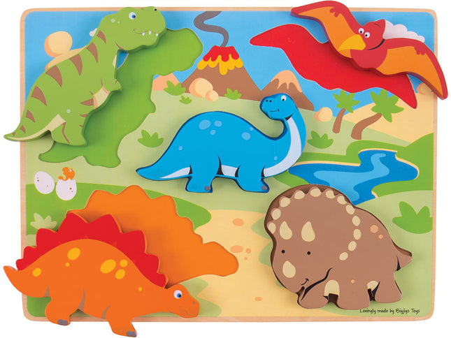 Chunky Lift Out Dinosaurs Puzzle
