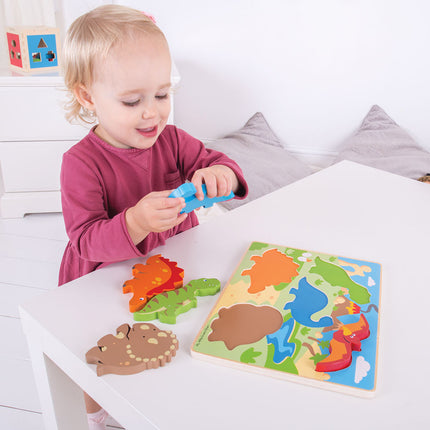 Chunky Lift Out Dinosaurs Puzzle