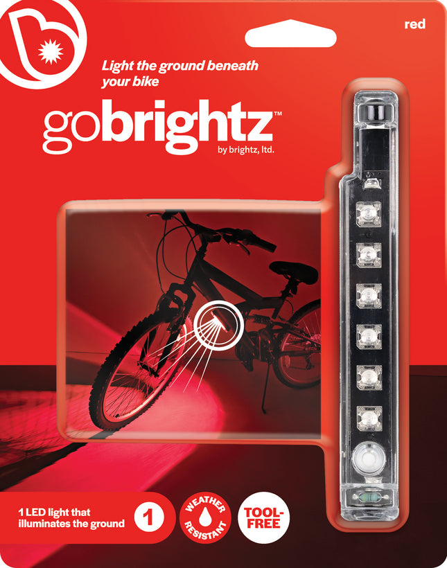 Gobrightz Red Led Bicycle Light Bar