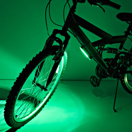 Gobrightz Green Led Bicycle Light Bar
