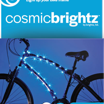 Cosmicbrightz Blue Led Bicycle Frame Light