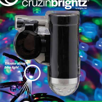 Cruzinbrightz Red/ Green/ Blue Led Bicycle Projection Light