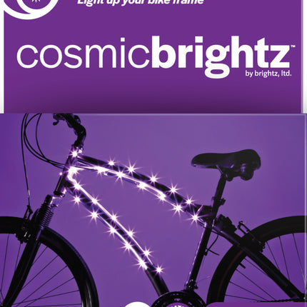 Cosmicbrightz Purple Led Bicycle Frame Light