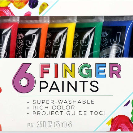JR 6 Washable Fingerpaints