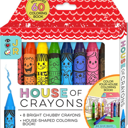 House of Crayons with Coloring Book