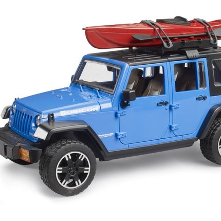 Jeep Wrangler Rubicon Unlimited with Kayak and F igure
