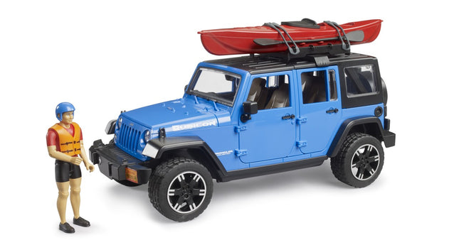 Jeep Wrangler Rubicon Unlimited with Kayak and F igure