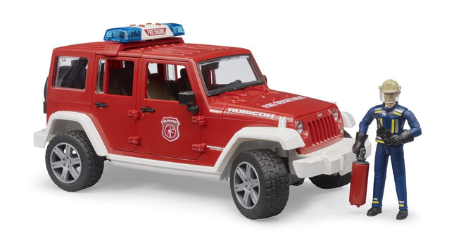 Jeep Wrangler Rubicon Fire Vehicle with Figure