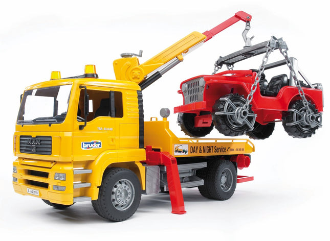 MAN TGA Tow Truck with Cross Country Vehicle