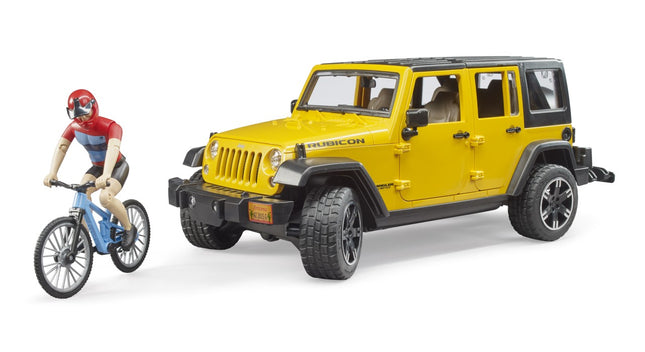 Jeep Rubicon with Mountain Bike and Figure