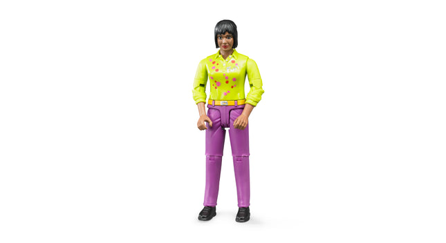 Woman, Medium Skin Tone and Purple Pants