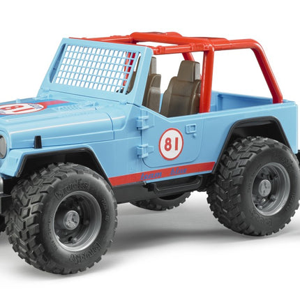 Jeep Cross Country Racer Blue With Driver