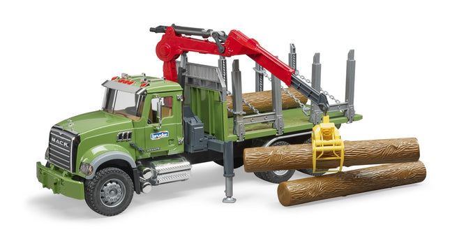 MACK Granite Timber Truck with Loading Train