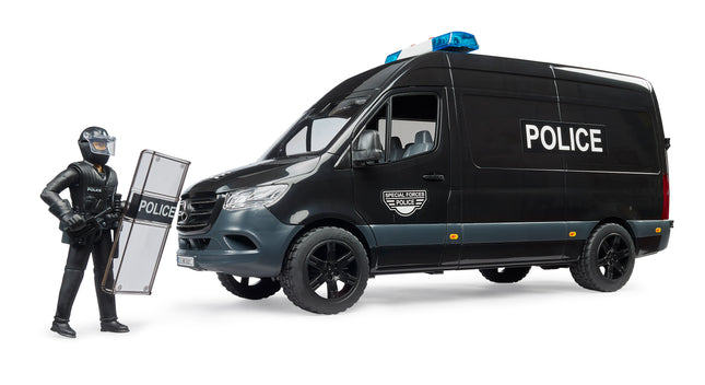 Police Special Forces MB Sprinter with Policeman