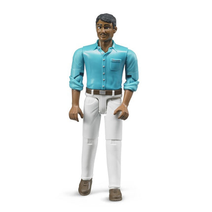 Man, Medium Skin and White Pants