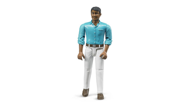 Man, Medium Skin and White Pants