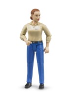 Woman, Light Skin Tone and Blue Pants