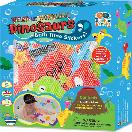Bath Stickers Weird and Wonderful Dinosaurs