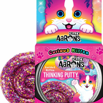 Curious Kitten Trendsetter Thinking Putty 4" Tin