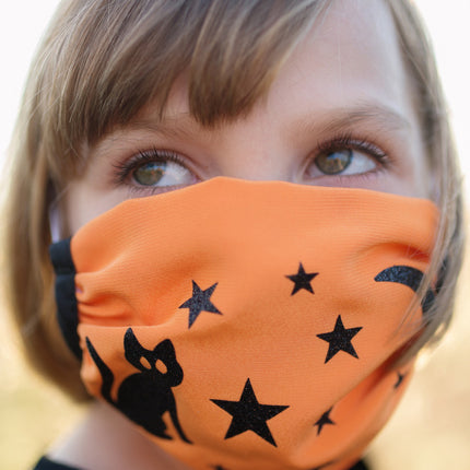 Single Black Cat Protective Face Mask