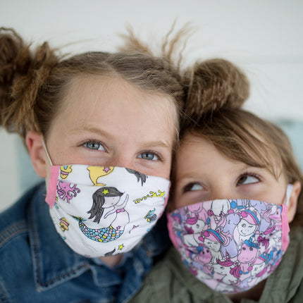 3 Pack Protective Face Masks Flowers
